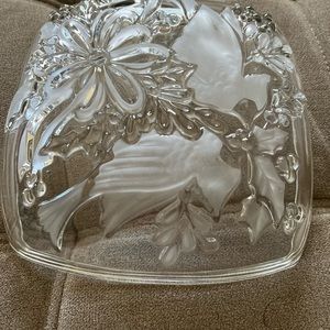 Etched square dish